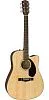 Fender CD-60SCE Natural Гитара электроакустическая.-1