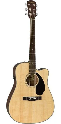 Fender CD-60SCE Natural Гитара электроакустическая.