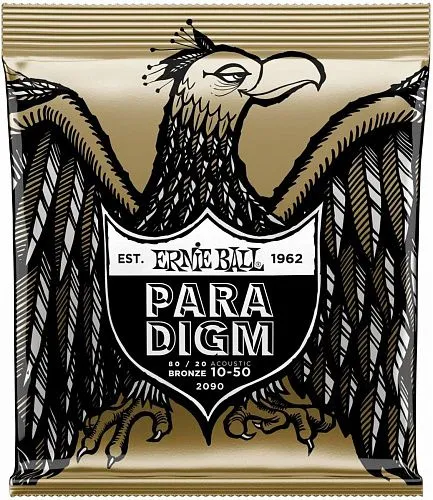 Ernie Ball 2090 Paradigm (10-50) Комплект струн для акустической гитары.