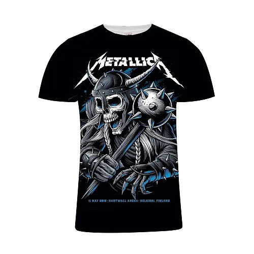 Футболка с принтом Metallica. Размер S.